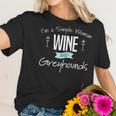 Im A Simple Woman Wine And Greyhounds Women T-Shirt Gifts for Her