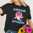 Sister Shark Baby Shark Birthday Women T-Shirt Gifts for Her