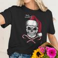 Skull Bah Humbug Christmas Funny Santa Women T-Shirt Gifts for Her