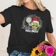 Star Wars Yoda Santa Believe You Must Christmas Reef Women T-Shirt Gifts for Her