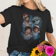 Teelocity 3 Bob Ross Moon Christmas Graphic Women T-Shirt Gifts for Her