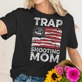 Trap Shooting Mom Gun Rights American Flag Mothers Day Women T-Shirt Gifts for Her