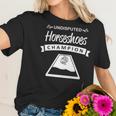 Undisputed Horseshoes Champion Women T-Shirt Gifts for Her