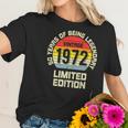 Vintage 1972 Limited Edition 50 Years Legendary Birthday Women T-Shirt Gifts for Her