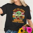 Vintage Baby Get In Loser We Are Getting Chicky Chicken Nuggies Women T-Shirt Gifts for Her