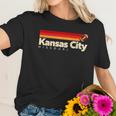 Vintage Retro Kansas City Missouri Football Women T-Shirt Gifts for Her