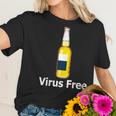 Virus Free Beer Bottle Women T-Shirt Gifts for Her