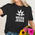 Weed Jesus Christian Marijuana Women T-Shirt Gifts for Her