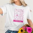 Blu Magnolia Co Girls I Am Going To Be A Big Sister Women T-Shirt Gifts for Her