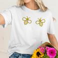 Boo Bees Funny Bug Breasts Innuendo Boobies Graphic Women T-Shirt Gifts for Her