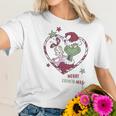 Christmas Grinchmas Heart Graphic Women T-Shirt Gifts for Her