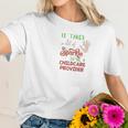 Christmas It Takes A Lot Of Sparkle To Be A Childcare Provider Women T-Shirt Gifts for Her