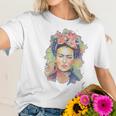 Frida Kahlo Floral Women T-Shirt Gifts for Her