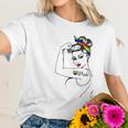 Lgbt Girl Power Pin Up Retro Art By Anne Cha Flag Gay Pride Women T-Shirt Gifts for Her