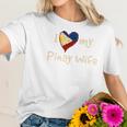 I Love My Pinay Wife Cute Filipina Philippines Pride Women T-Shirt Gifts for Her