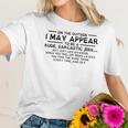 I May Appear Rude Sarcastic Awesome 2022 Gift Women T-Shirt Gifts for Her