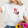 Naked Pink Kungfu Chicken Lover Women T-Shirt Gifts for Her