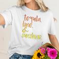 Panoware Funny Graphic Tequila Lime And Sunshine Women T-Shirt Gifts for Her