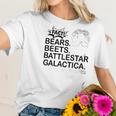 Squatch King Threads Bears Beets Battlestar Galactica Women T-Shirt Gifts for Her