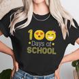 100Th Days Of School Kindergarten Teacher Emoji Women T-Shirt Gifts for Women