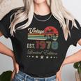 Womens 44Th Birthday Born 1978 Vintage Limited Edition 44 Birthday V-Neck Women T-Shirt Gifts for Women