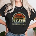 50Th Birthday Gift 50 Years Old Retro Vintage January 1971 Women T-Shirt Gifts for Women