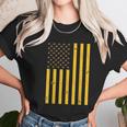 American Flag Honeycomb Honey Bee Beekeeping Beekeeper Women T-Shirt Gifts for Women