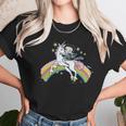 Betty Boop Cartoon Unicorn And Rainbows Women T-Shirt Gifts for Women