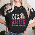 Big Sister To A Lil Monkey Sister Presents Women T-Shirt Gifts for Women