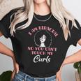 Womens I Am Biracial Funny Curls Mixed Race Girl Multiracial Ethnic V-Neck Women T-Shirt Gifts for Women