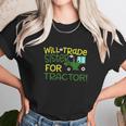 Blu Magnolia Co Boys Tractor Will Trade Sister For Tractor Women T-Shirt Gifts for Women