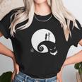 Boys Nightmare Christmas Moon Oogie Boogie Women T-Shirt Gifts for Women