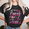 Breast Cancer Awareness Cheer For The Cure V4 Men Women T-Shirt Graphic Print Casual Unisex Tee Women T-Shirt Gifts for Women