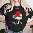 Christmas Lola Claus Matching Pinay Pajama Santa Hat Women T-Shirt Gifts for Women