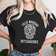 Crazy Dog Womens Feliz Navidad Bitchachos Women T-Shirt Gifts for Women