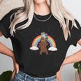 Dabbing Grizzly Bear Platypus Raccoon Rainbow Funny Women T-Shirt Gifts for Women