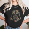 Darth Vader Floral Tropical Hawaiian Flower Bouquet Women T-Shirt Gifts for Women