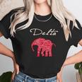 Womens Delta Elephant Crimson Designs Women T-Shirt Gifts for Women