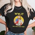 Disc Golf Shirt What Would Jesus Throw Frisbee Golf Women T-Shirt Gifts for Women