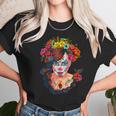 Flowers Sugar Skull Day Of The Dead Dia De Muertos Womens Women T-Shirt Gifts for Women