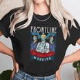 Frontline Warrior Proud Hero Nurse Superhero Gift Women T-Shirt Gifts for Women