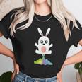 Funny Kawaii Bunny Farting Rainbow Bunny Rabbit Anime Women T-Shirt Gifts for Women