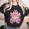 Funny Kawaii Pastel Goth Cute Creepy 3 Headed Dog Men Women T-Shirt Graphic Print Casual Unisex Tee Women T-Shirt Gifts for Women