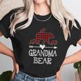 Grandma Bear Three Cubs Red Plaid Grandma Christmas Pajama Women T-Shirt Gifts for Women