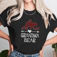 Grandma Bear Three Cubs Red Plaid Grandma Christmas Women T-Shirt Gifts for Women