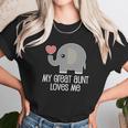 Great Aunt Loves Me Elephant Infant Creeper Women T-Shirt Gifts for Women