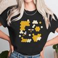 Honey Bee Honeycomb Women T-Shirt Gifts for Women