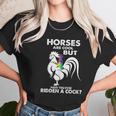 Horses Are Cool But Have You Ever Ridden A Cock Women T-Shirt Gifts for Women