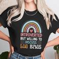 Introverted But Willing To Discuss Lug Bags Rainbow Women T-Shirt Gifts for Women