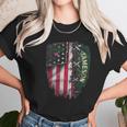 Jameson Irish Whiskey Inside American Flag Women T-Shirt Gifts for Women